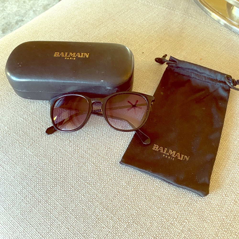 Authentic black Balmain sunglasses